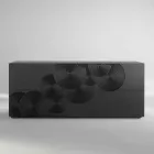 Skänk med 10 ante Slate, modern design, vit, svart eller guld Viadurini