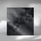 Modern design 8-dörrars skänk Ardesia, vit, svart eller guld Viadurini