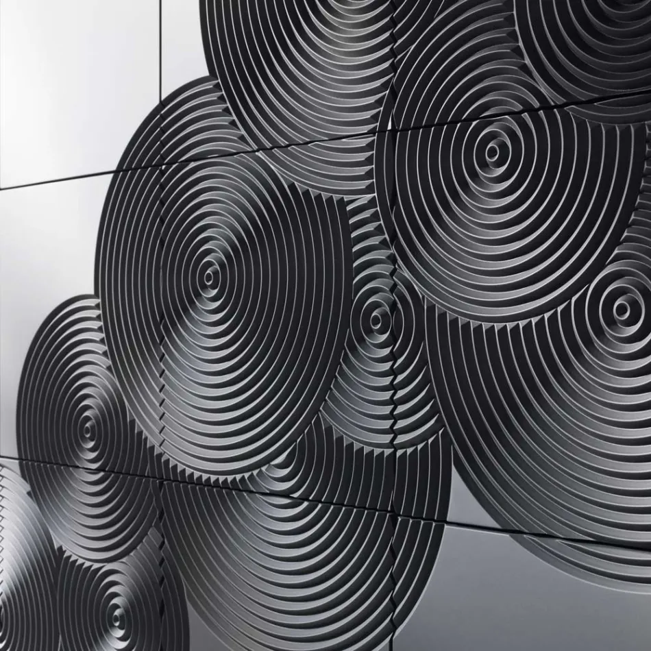 Modern design 8-dörrars skänk Ardesia, vit, svart eller guld Viadurini