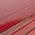 Vintage låg skänk med 2 dörrar i Red Elm Wood Homemotion - Konan Viadurini