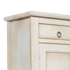 Skänk med 2 dörrar och 2 lådor i olika ytbehandlingar tillverkad i Italien - Hanuman Viadurini