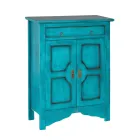 Skänk med 2 dörrar och 2 lådor i olika ytbehandlingar tillverkad i Italien - Hanuman Viadurini