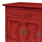 Skänk med 3 dörrar och 3 lådor i olika ytbehandlingar tillverkad i Italien - Ganesha Viadurini