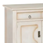 Skänk med 3 dörrar och 3 lådor i olika ytbehandlingar tillverkad i Italien - Ganesha Viadurini