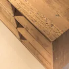 Vardagsrumsskänk med 2 centrala dörrar och 6 sidolådor - skjut Viadurini