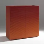 Vardagsrumsskänk med 2 dörrar i diamantfinish Tillverkad i Italien - Sagittario Viadurini