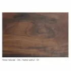 Tro modern design i massivt trä, L192 x D 50 cm, Teresa Viadurini