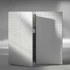 utformning skänk med 2 dörrar vit, svart eller guld mönster Flora Viadurini