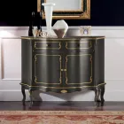 Lyxig skänk med 2 dörrar och 1 trälåda tillverkad i Italien - Leonor Viadurini