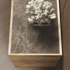 Träskänk med 3 dörrar med bas i härdad kristall Tillverkad i Italien - Soraya Viadurini