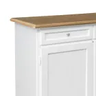 Träskänk med 2 lådor och 2 dörrar Tillverkad i Italien - Uller Viadurini