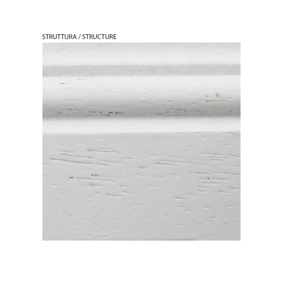 Träskänk med 2 lådor och 2 dörrar Tillverkad i Italien - Uller Viadurini