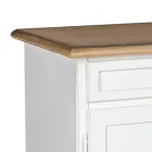 Träskänk med 3 lådor och 3 dörrar Tillverkad i Italien - Uller Viadurini