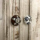 Skänk i massivt gran med interna hyllor tillverkad i Italien - Pierrot Viadurini