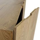 Living Sideboard med 3 dörrar i massivt trä Tillverkad i Italien - Khal Viadurini
