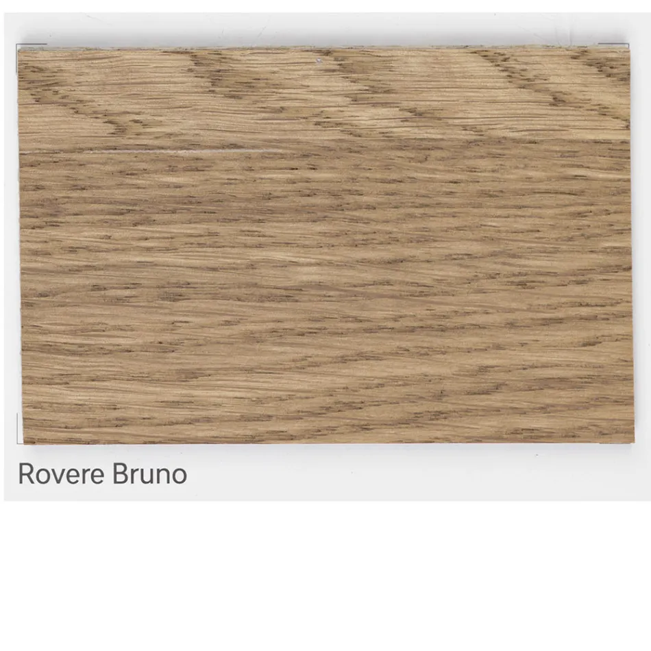 Living Sideboard med 3 dörrar i massivt trä Tillverkad i Italien - Khal Viadurini