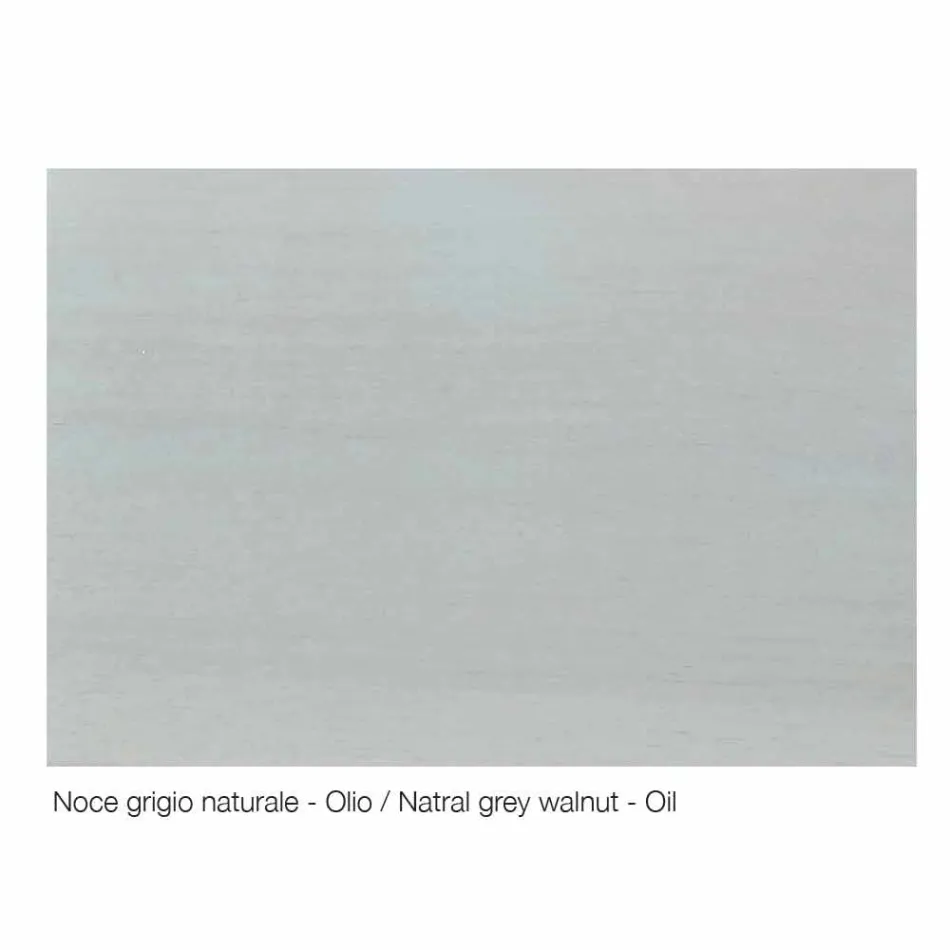 Samtida skänk med 3 dörrar naturliga valnöt, L 215 x W 50 cm, Flora Viadurini