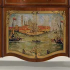 Lyxig vardagsrumsskänk i Classic Made in Italy Wood - Caligola Viadurini