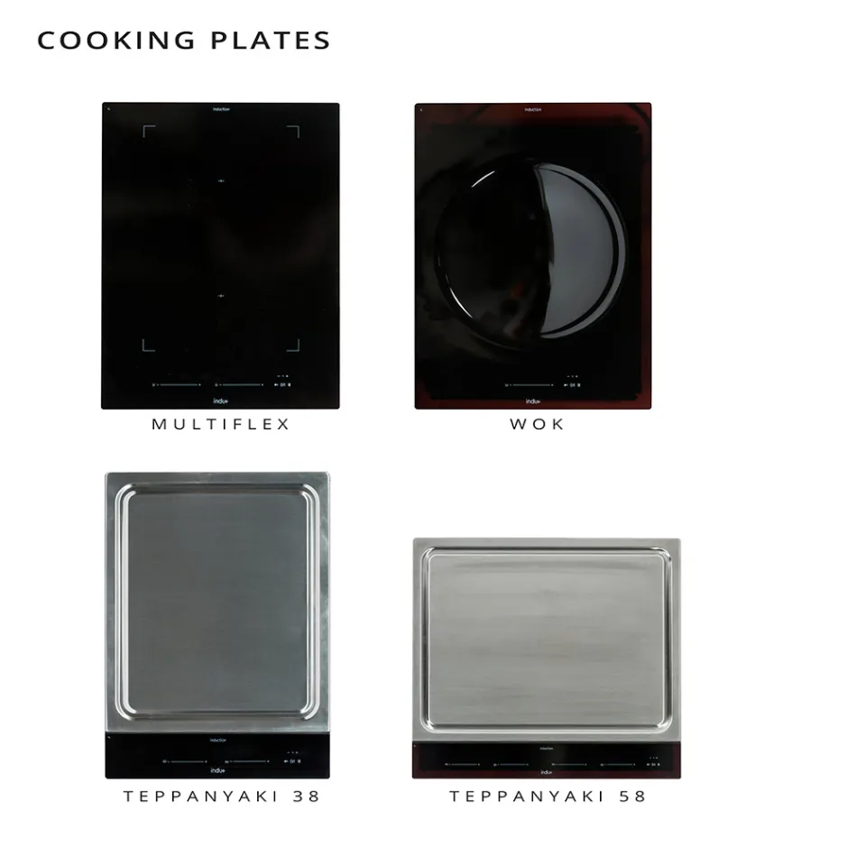 Utekök 96x70x93 cm tillverkat av massiv teak och aluminium - Refined Viadurini