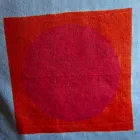 Handmålad hampkudde unik italiensk konst - märken Viadurini