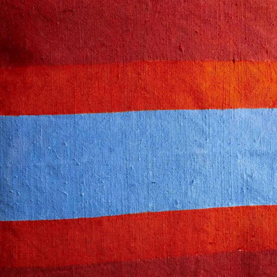 Handmålad hampkudde unik italiensk konst - märken Viadurini