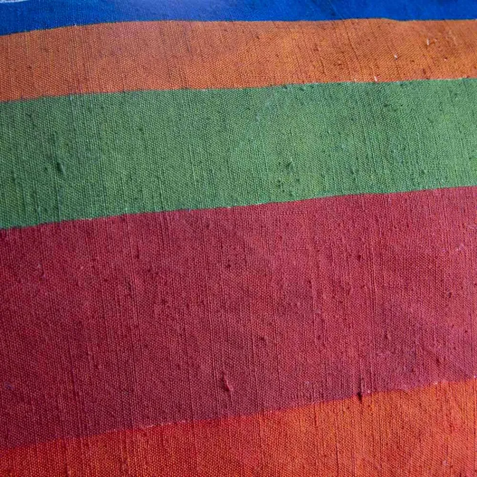 Handmålad hampkudde unik italiensk konst - märken Viadurini