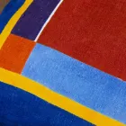 Kudde av italiensk konst i hampmålade och handsyade unika stycken - märken Viadurini