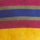 Unik handmålad italiensk hampkudde - märken Viadurini