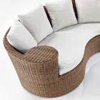 Garden Daybad i Polyrattan Fiber 2 Elements - Kvinna Viadurini