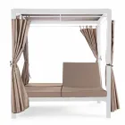 Utomhus Daybed i Textilene och Aluminium med vilande ryggstöd - Anastasia Viadurini