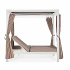 Utomhus Daybed i Textilene och Aluminium med vilande ryggstöd - Anastasia Viadurini