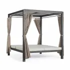 Utomhus Daybed i Textilene och Aluminium med vilande ryggstöd - Anastasia Viadurini