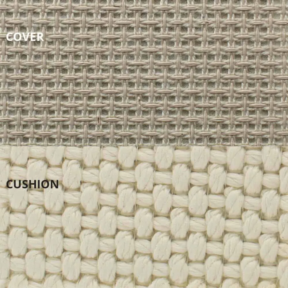 Lyxig rund dagdesign trädgårdssäng med parasoll - Ulm Moon från Vondom Viadurini