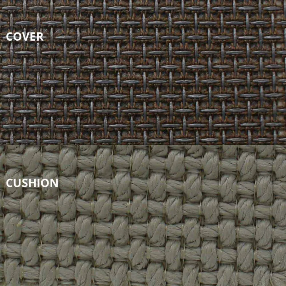 Lyxig rund dagdesign trädgårdssäng med parasoll - Ulm Moon från Vondom Viadurini