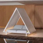 Lyxig trädgårdssäng i aluminium och tyg - Frame Vineyard av Vondom Viadurini