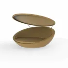 Modern design dagbädd Ulm av Vondom, i polyetenharts Viadurini