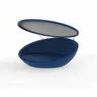 Modern design dagbädd Ulm av Vondom, i polyetenharts Viadurini