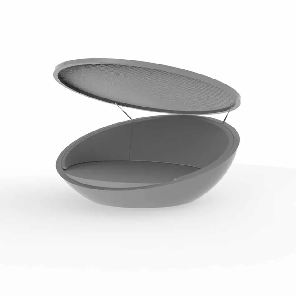 Modern design dagbädd Ulm av Vondom, i polyetenharts Viadurini