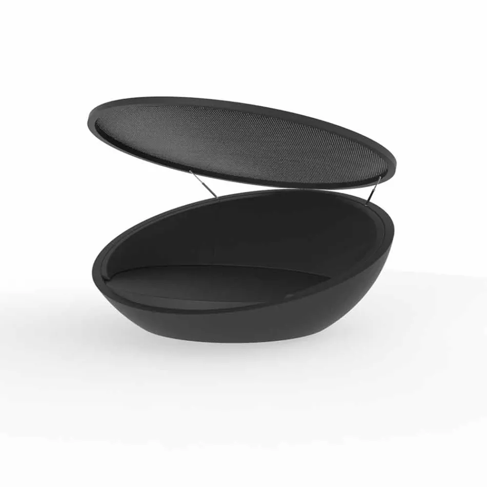 Modern design dagbädd Ulm av Vondom, i polyetenharts Viadurini