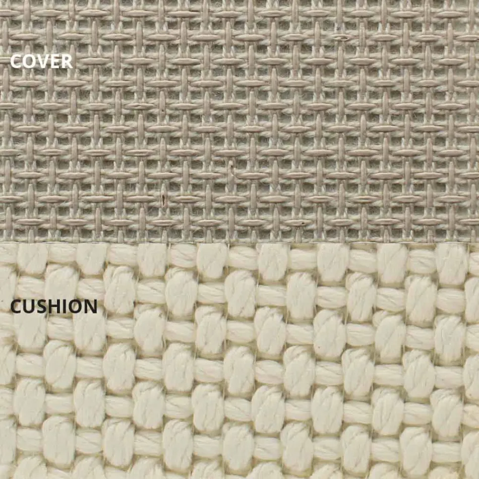 Utomhusdagbädd i aluminium och lyxigt designtyg - Frame Vineyard av Vondom Viadurini