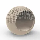 Lyxig trädgård Daybed rund design med flätat rep - Ulm Moon från Vondom Viadurini