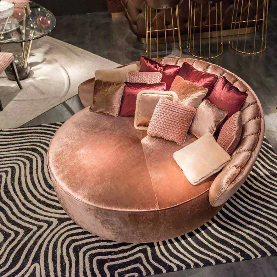 Dagbädd i tyg 100% Made in Italy Belle 2 Viadurini