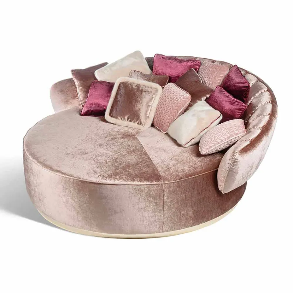 Dagbädd i tyg 100% Made in Italy Belle 2 Viadurini