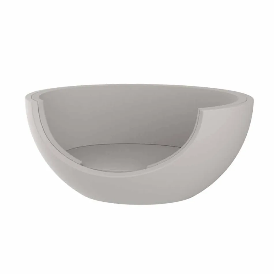 Daybed för utomhus lyxig cirkulär design i polyeten - Ulm Moon från Vondom Viadurini