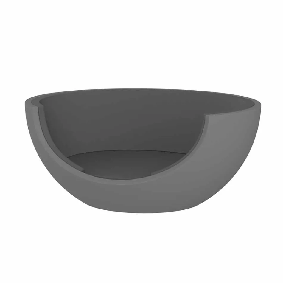 Daybed för utomhus lyxig cirkulär design i polyeten - Ulm Moon från Vondom Viadurini