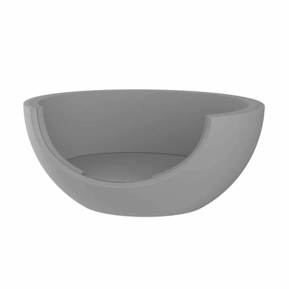 Daybed för utomhus lyxig cirkulär design i polyeten - Ulm Moon från Vondom Viadurini