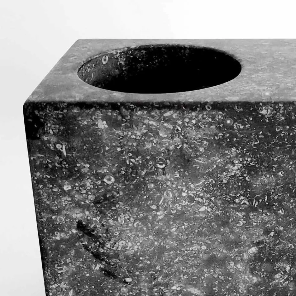 Flytande tvåldispenser med marmorglas tillverkad i Italien - Clik Viadurini