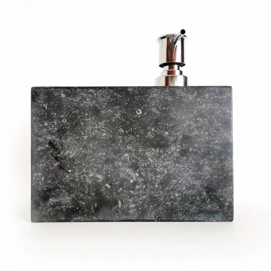 Flytande tvåldispenser med marmorglas tillverkad i Italien - Clik Viadurini