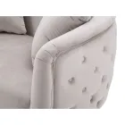 2 -sits soffa klädd i sammet med järnfötter - Annetta Viadurini