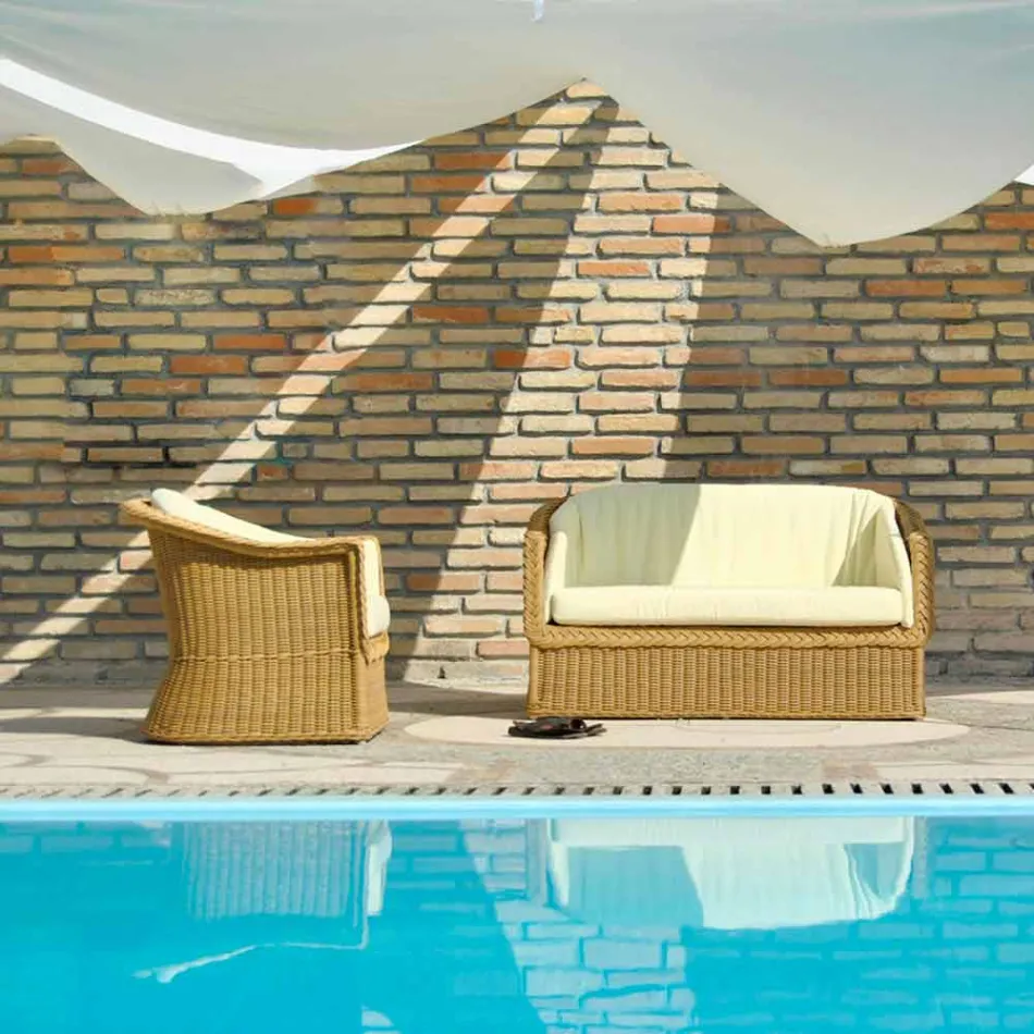 2 sits soffa från polyeten trädgård handgjorda Jonny Viadurini